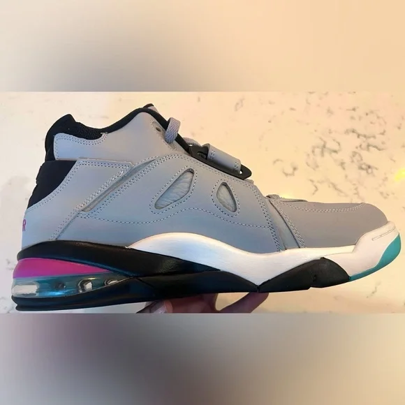 Nike Air Force Max CB Spurs Men’s SZ.11.5 Gray/Pink AJ7922-003 New